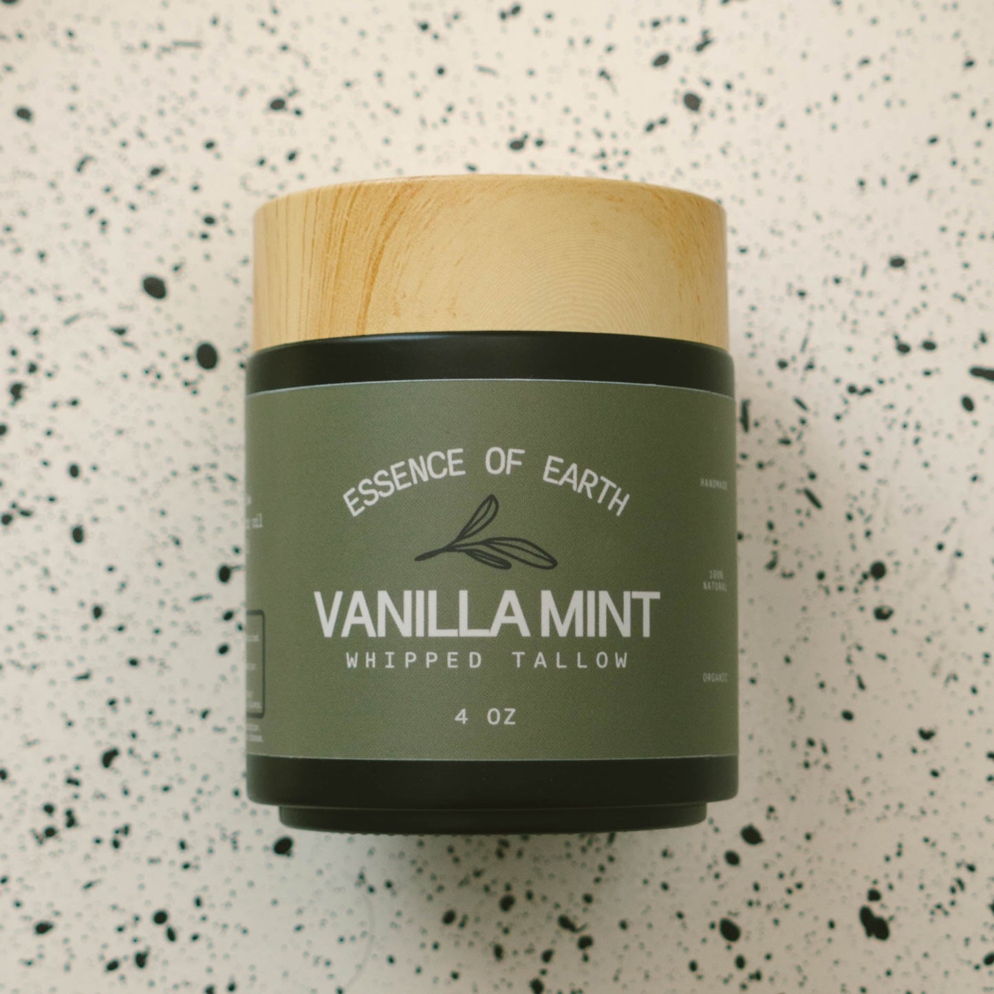 Vanilla Mint Whipped Tallow with Frankincense Resin and Castor Oil