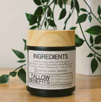 Sensitive Whipped Tallow with Frankincense Resin and Castor Oil